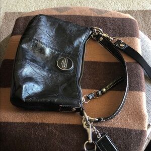 Coach Signature stitched Hobo Crossbody Bag